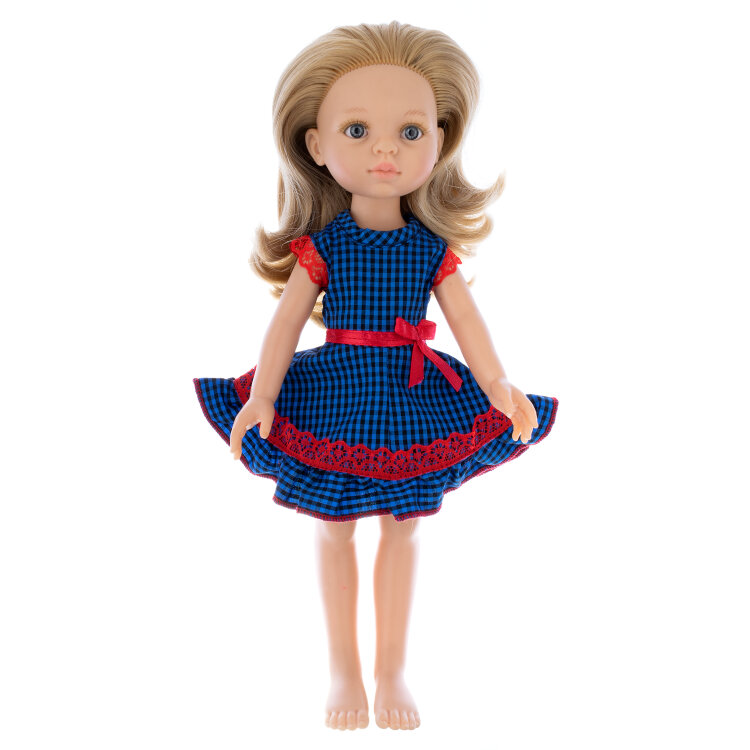 Красивое платье для кукол Paola Reina 32 см