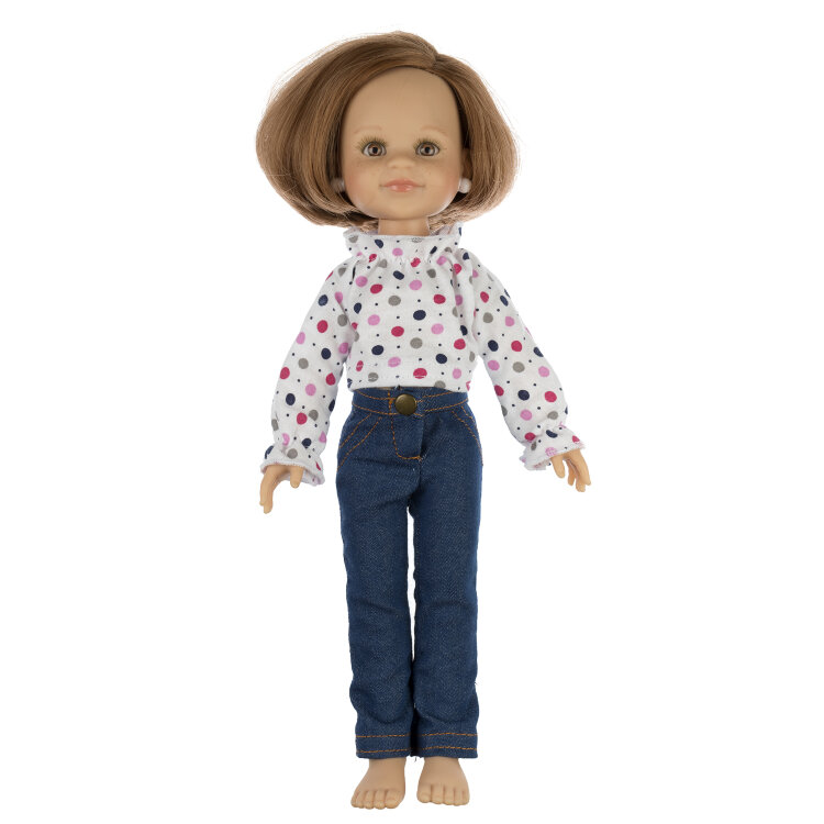 Набор с джинсами для кукол Paola Reina 32 см