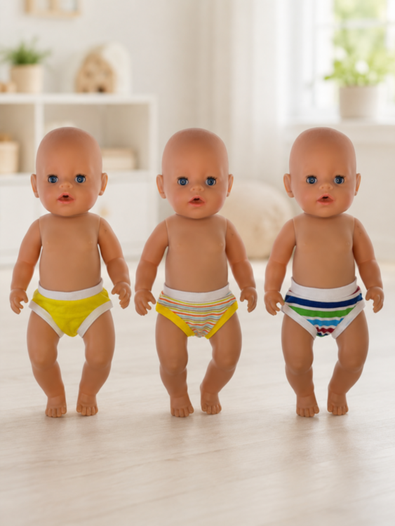 Набор трусиков для куклы Baby Born 38-43 см, 3 шт.