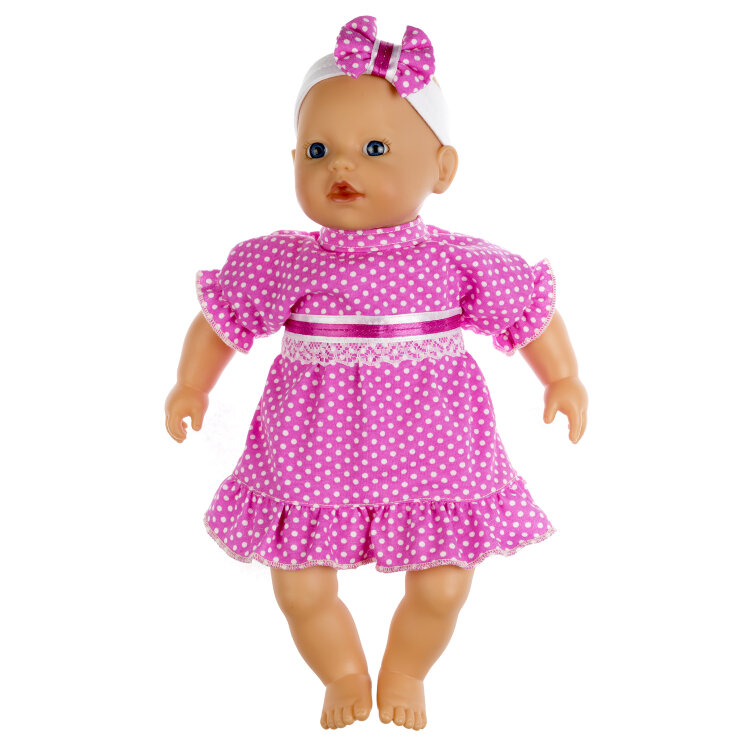 Платье для кукол Baby Born little ростом 32 см