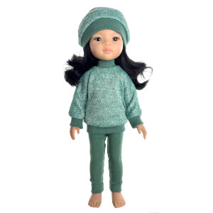 Туника, лосины и шапка для кукол Paola Reina 32 см