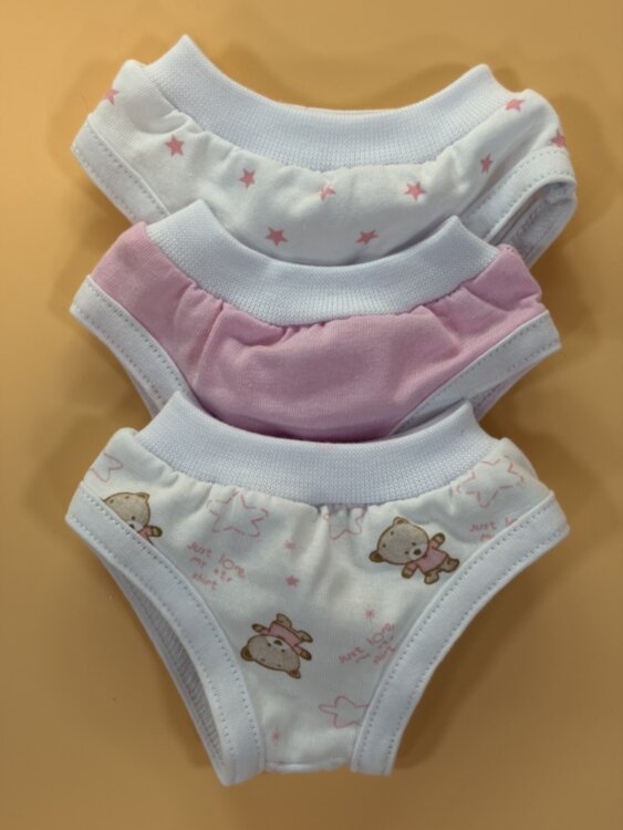 Набор трусиков для куклы девочки Baby Born ростом 43 см