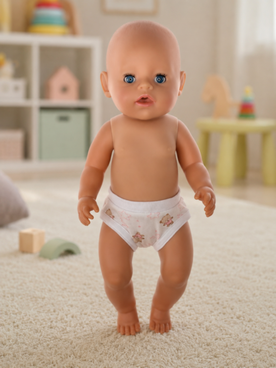 Набор трусиков для куклы девочки Baby Born ростом 43 см