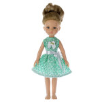 Красивое и модное платье с бантиком для кукол PAOLA REINA 32 см