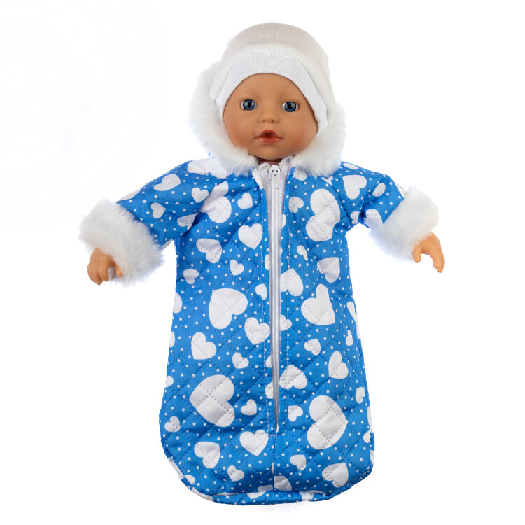 Конверт голубой для кукол Baby Born little ростом 32 см