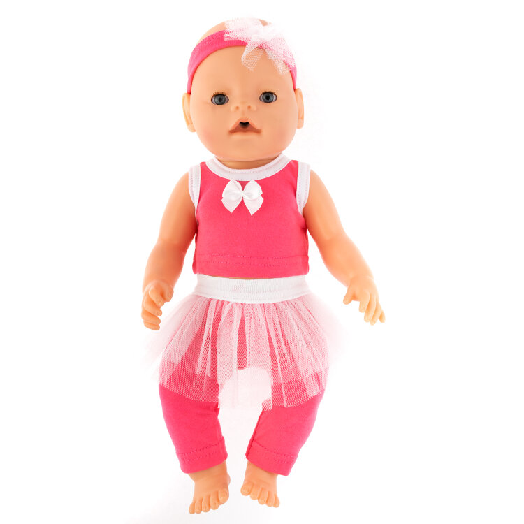 Набор из 3 вещей  для куклы Baby Born ростом 43 см